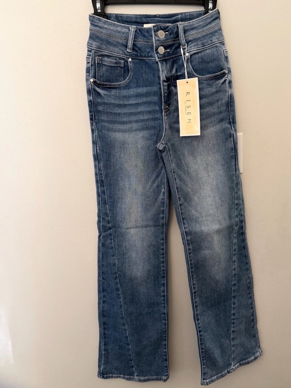 Risen High-Rise Light wash Women's Jeans Sz 1/25
